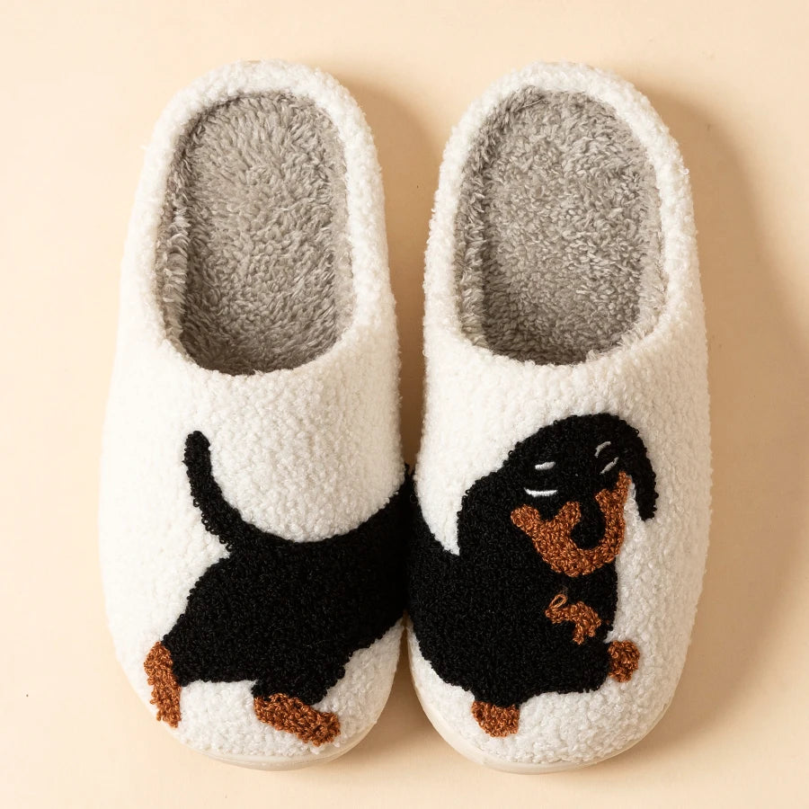 Cozy Dachshund Indoor Slippers