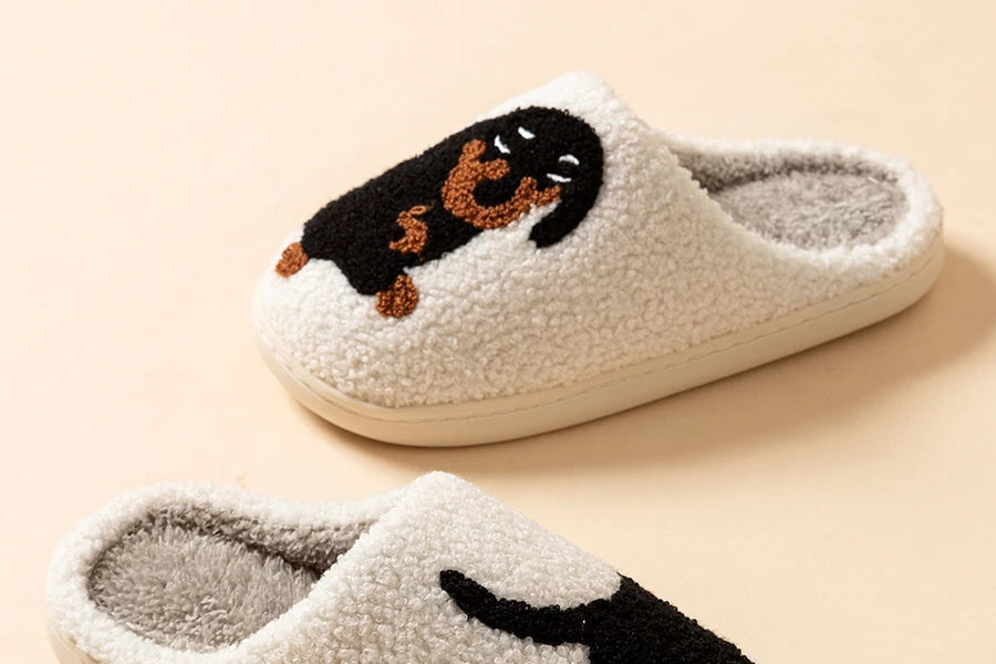 Cozy Dachshund Indoor Slippers
