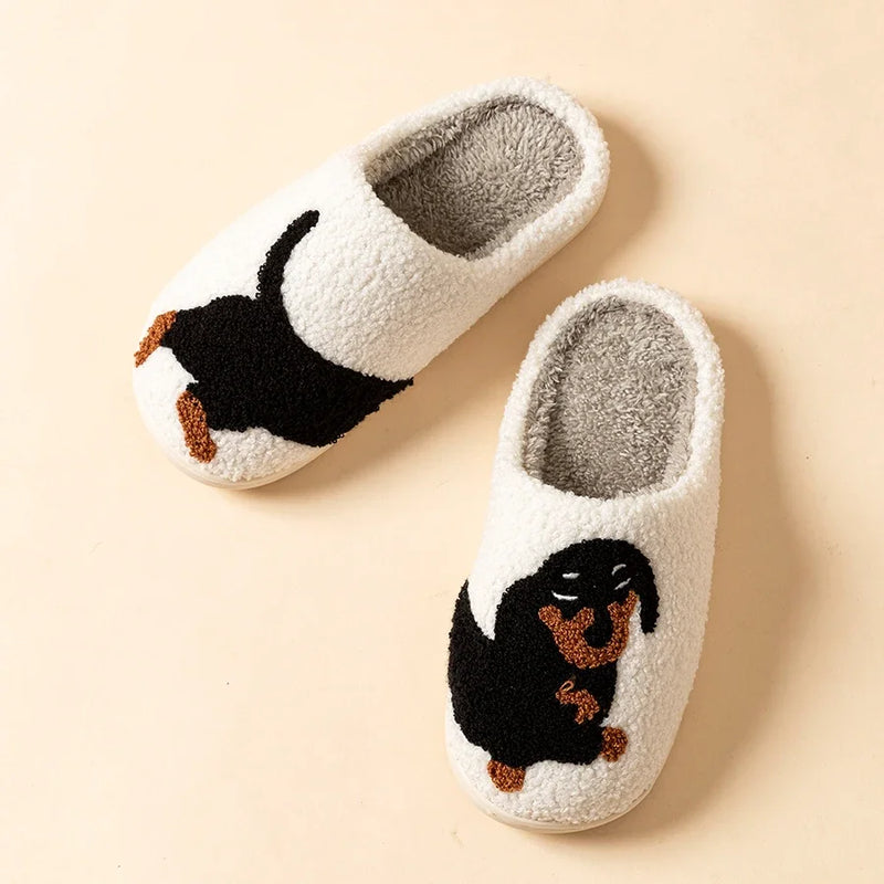 Cozy Dachshund Indoor Slippers